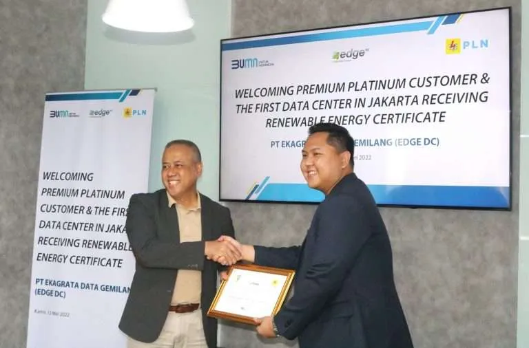 Digital Edge Indonesia Leads with Renewable Energy Certificate (REC) in Jakarta Data Center for Carbon Neutrality