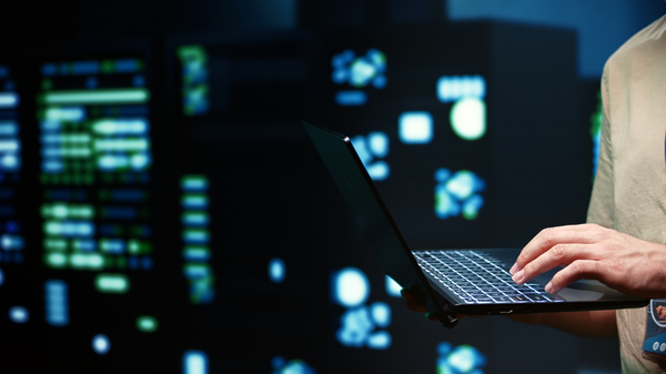 ilustrasi seseorang sedang menggunakan virtualk private server