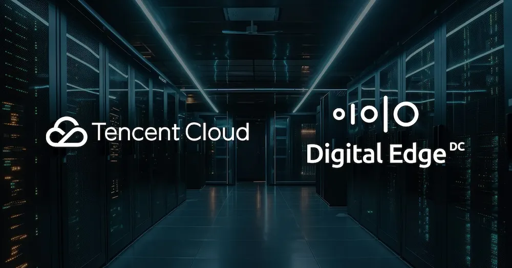Tersambung dengan Tencent Cloud melalui EPIX di EDGE1 Data Center Jakarta