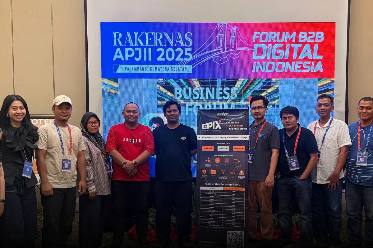 Digital Edge Indonesia Hadir di Rakernas APJII 2025 & Forum B2B Digital Indonesia untuk Memperkuat Kolaborasi Industri