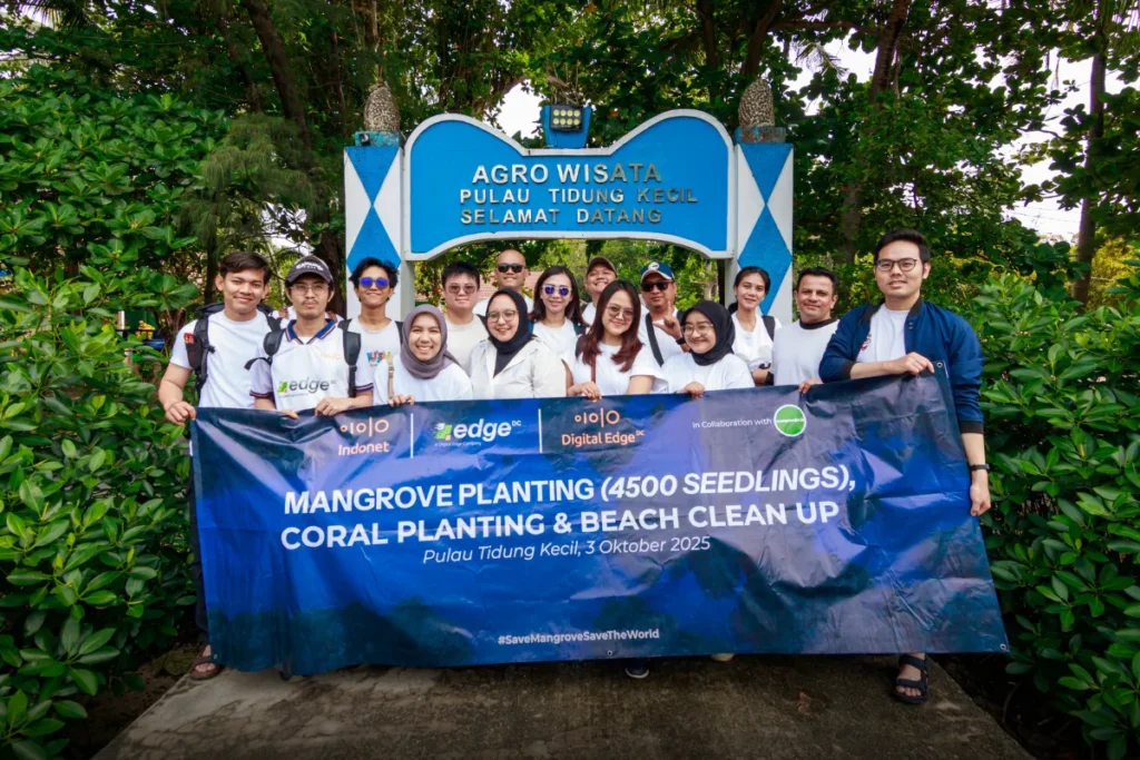 Growing Together for a Greener Tomorrow: Digital Edge Indonesia Coastal Restoration Initiative 2025