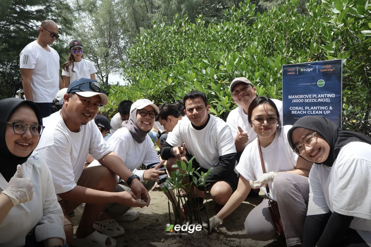 Growing Together for a Greener Tomorrow: Digital Edge Indonesia Coastal Restoration Initiative 2025
