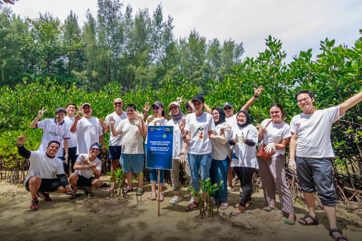 Growing Together for a Greener Tomorrow: Digital Edge Indonesia Coastal Restoration Initiative 2025